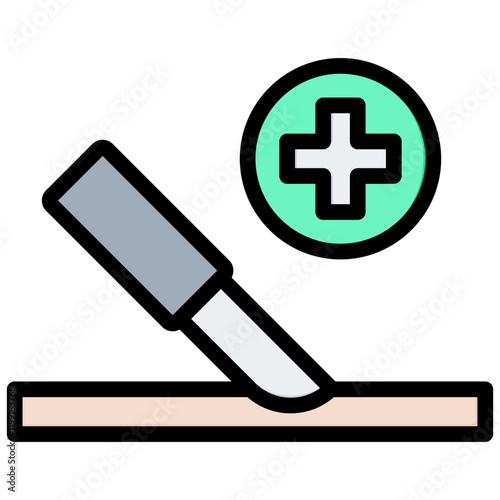 Surgery Outline Color Icon