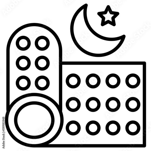 Sleeping Mat Icon