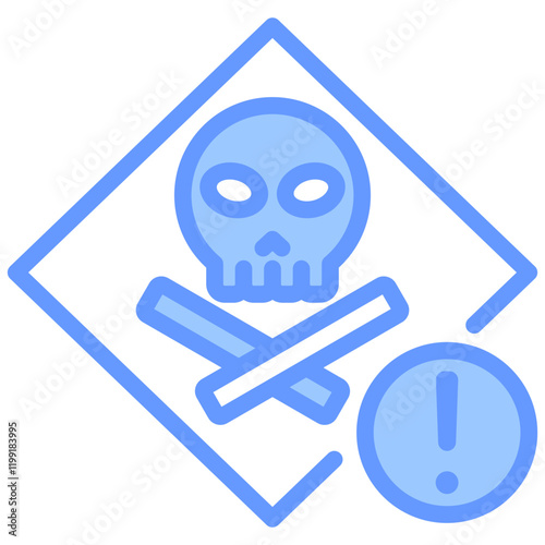 Hazard Blue Icon