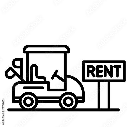Buggy Rental Icon