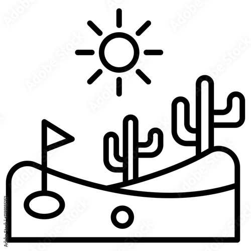 Desert Course Icon