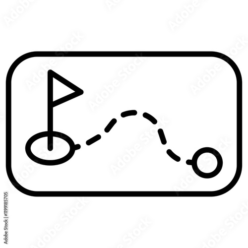 Golf Range Icon