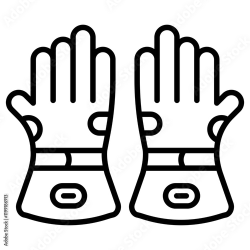 Ski Gloves Icon