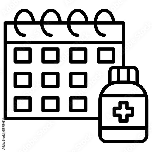 Medicine Schedule Icon