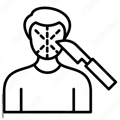 Plastic Surgery Addiction Icon