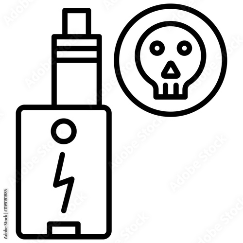 Vaping Addiction Icon