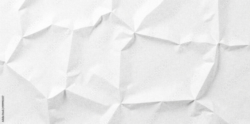 Obraz premium Crumpled white paper poster texture Perfect for backgrounds , design, material