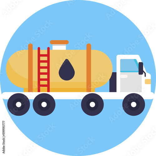 Fuel Transport Vehicle: Represents a specialized truck designed for transporting oil, gas, or other liquid fuels.