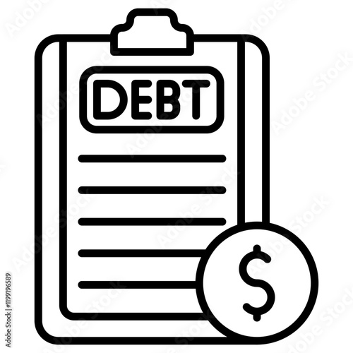 Debt Financing Icon