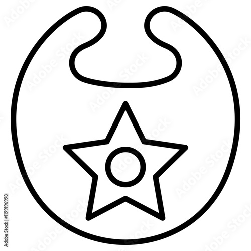 Baby Bib Icon