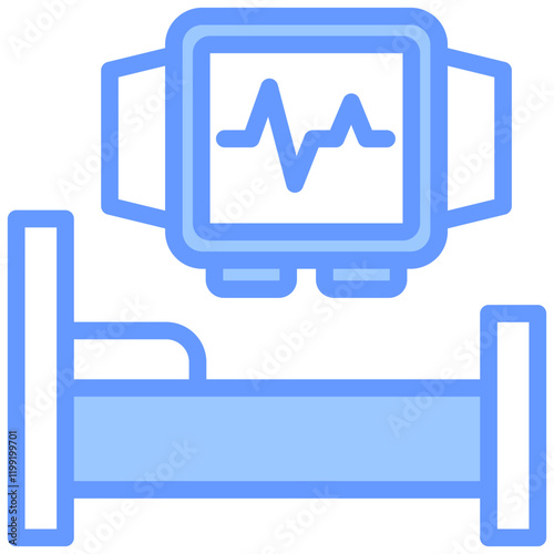 Sleep Tracker Blue Icon