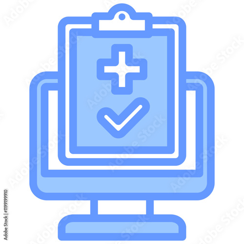 Telecare System Blue Icon