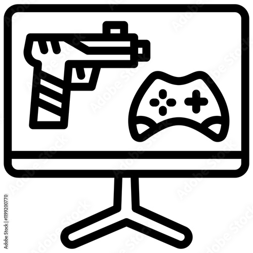 Shooting Game Icon