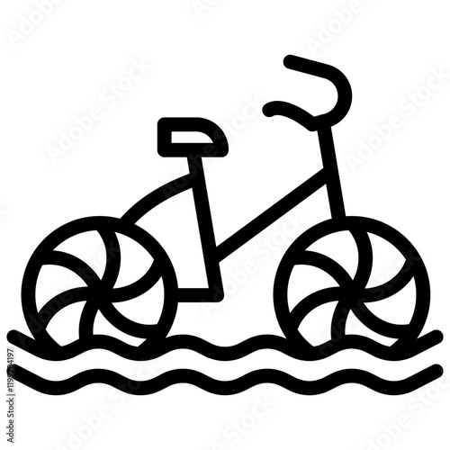 Water Tricycle Icon