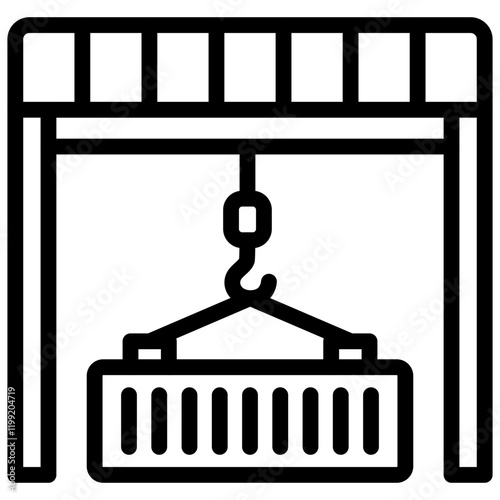 Container Crane Icon