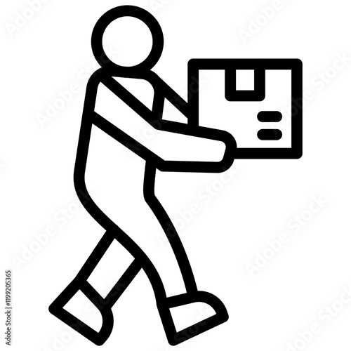Delivery Man Icon