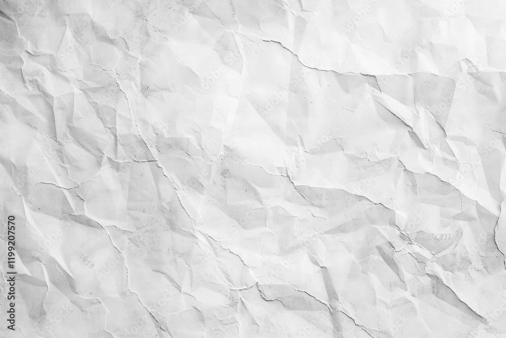 Fototapeta premium PNG Light white beige paper texture background surface wrinkled crumpled.