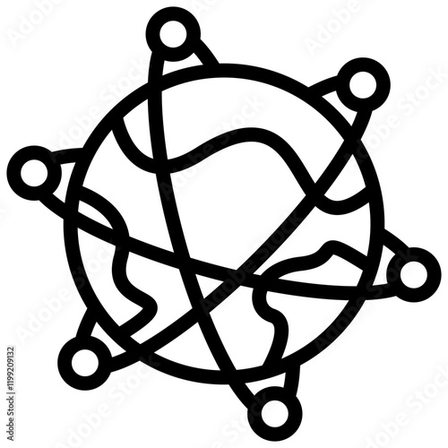 Cyberspace Icon