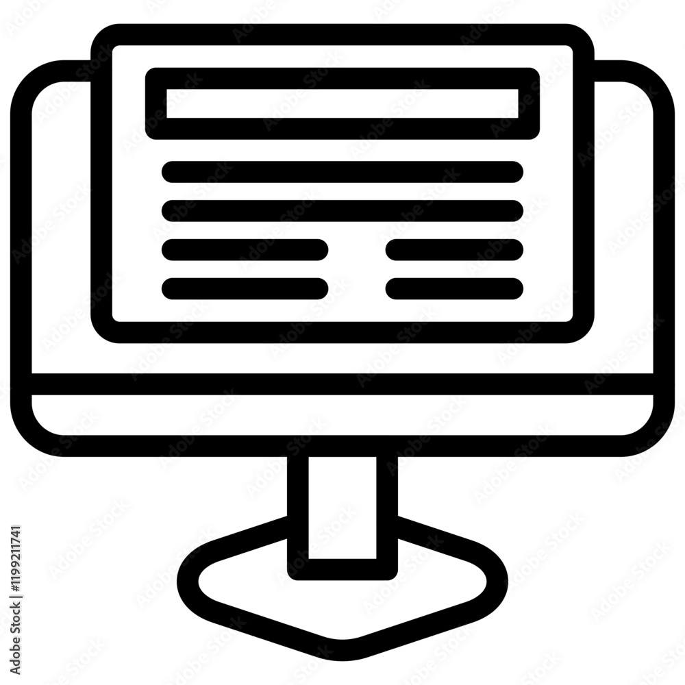Online Copywriting Icon