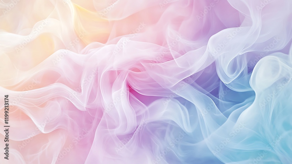Dreamy pastel fabric texture with abstract swirls waves create a soft and elegant visual Beautiful colors. Dreamy pastel fabric texture with abstract swirls waves create a soft and elegant visual Beautiful colors.