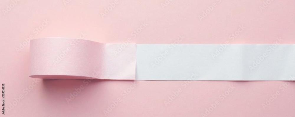 Smooth, matte white tape; slightly reflective surface, light, design element, material Smooth, matte white tape; slightly reflective surface, light, design element, material