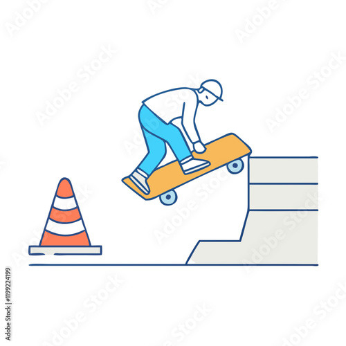 street curb grind icon, street curb grind vector illustration-simple illustration of street curb grind, perfect for street curb grind logos and themed design 
