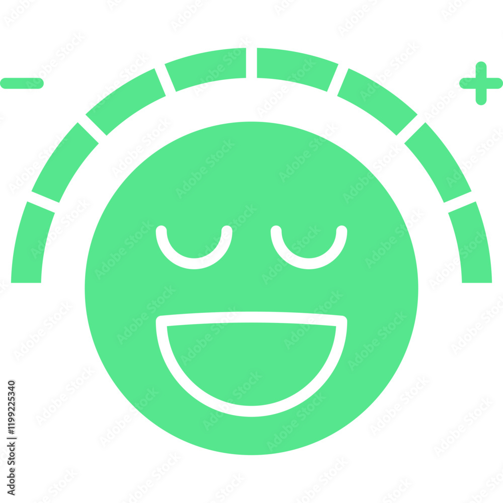 Attitude icon single vector illustration