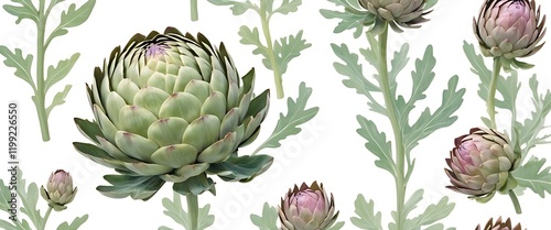 The clean design of this artichoke captures the elegance of a natural shape