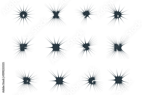 Fire Sparkle Shape 12_Set V-2