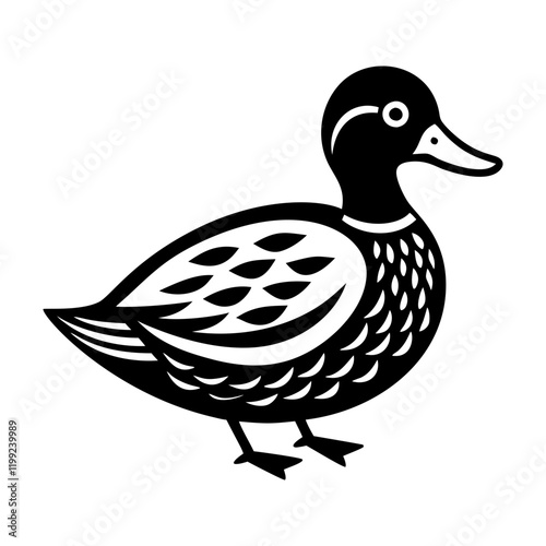 An icon of cinnamon teal in solid style