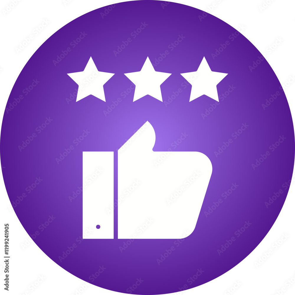 Good Review icon single vector illustration Good Review icon single vector illustration
