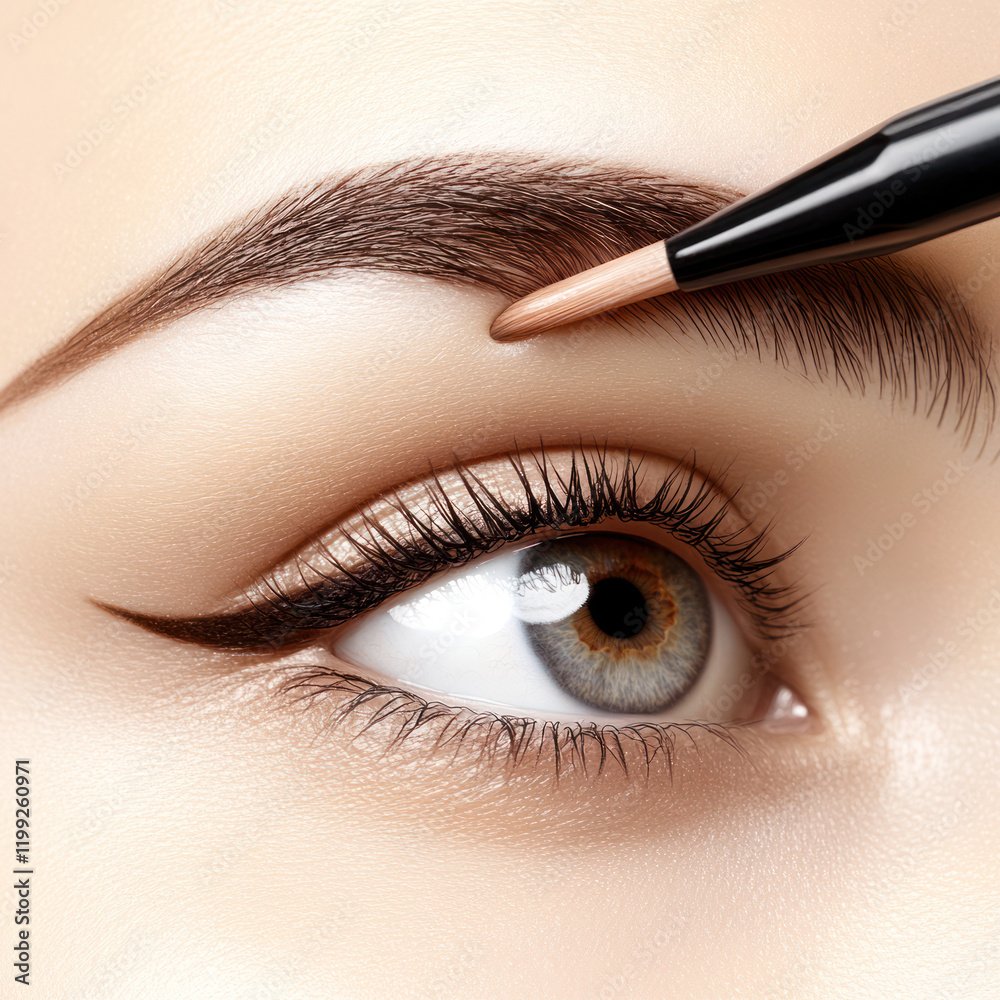 Naklejka premium eye make up
