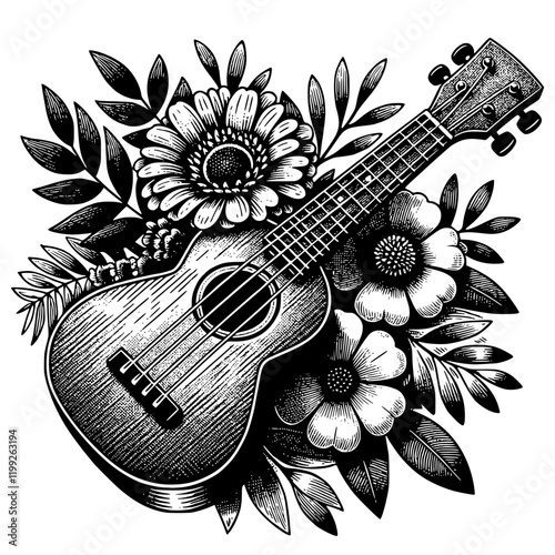 Ukulele Illustration
