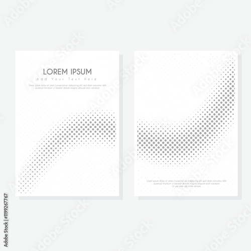 Modern cover design set. Blue, white abstract line pattern. Creative wavy stripe vector collection for business background, certificate, contemporary.	
