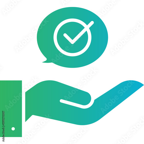 Advice icon single vector illustration