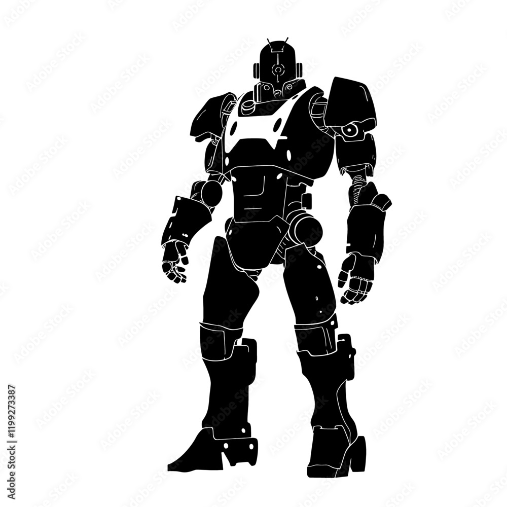 Futuristic Robot – A Sleek and High-Tech Design Perfect for Sci-Fi Projects, Robotics, and AI Concepts. This Intricate Robot Character is Ideal for Video Games, Animation, and Digital Art Futuristic Robot – A Sleek and High-Tech Design Perfect for Sci-Fi Projects, Robotics, and AI Concepts. This Intricate Robot Character is Ideal for Video Games, Animation, and Digital Art