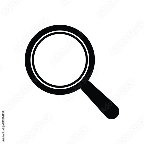 Search icon. Magnifying glass symbol. 