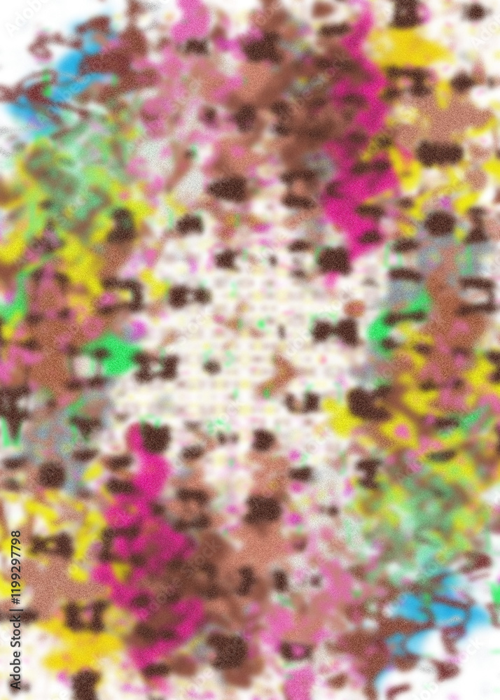 Obraz premium An abstract transparent psychedelic wavy vignette design element overlay.