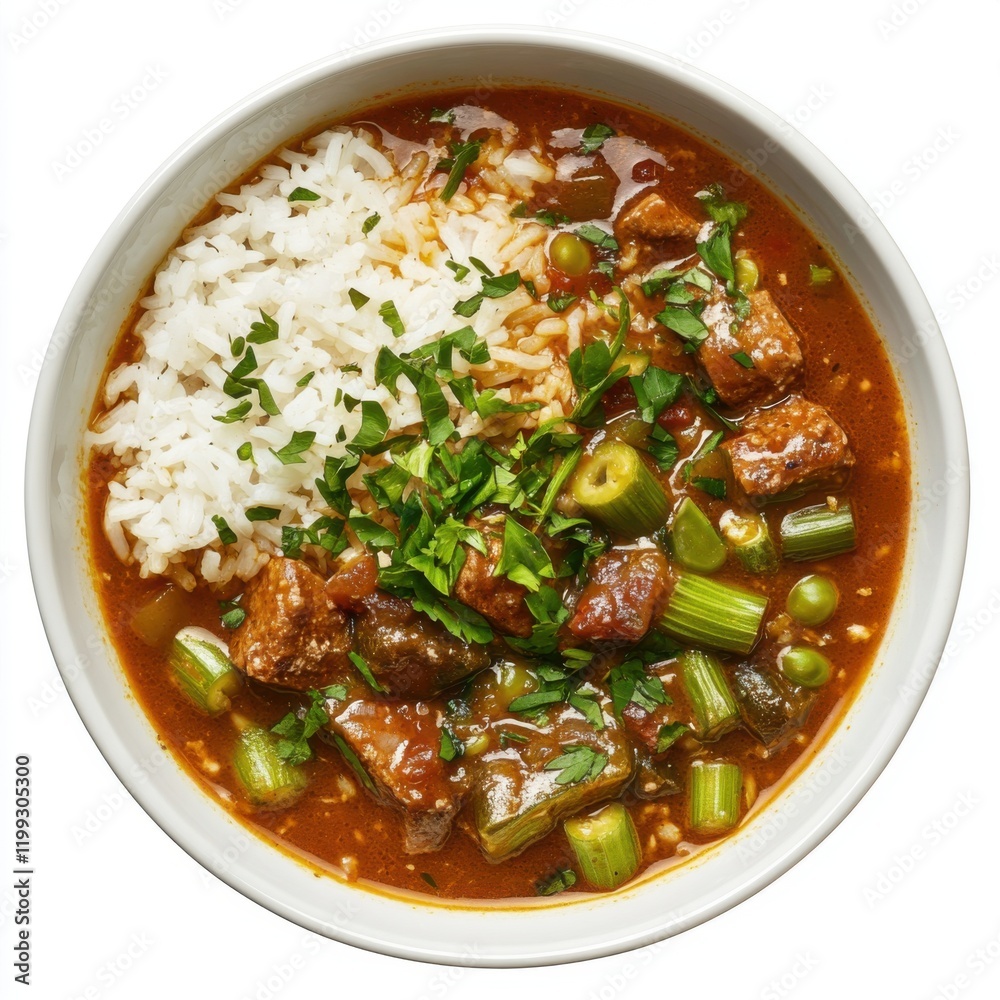 Orleans Gumbo with Okra and Rice Orleans Gumbo with Okra and Rice