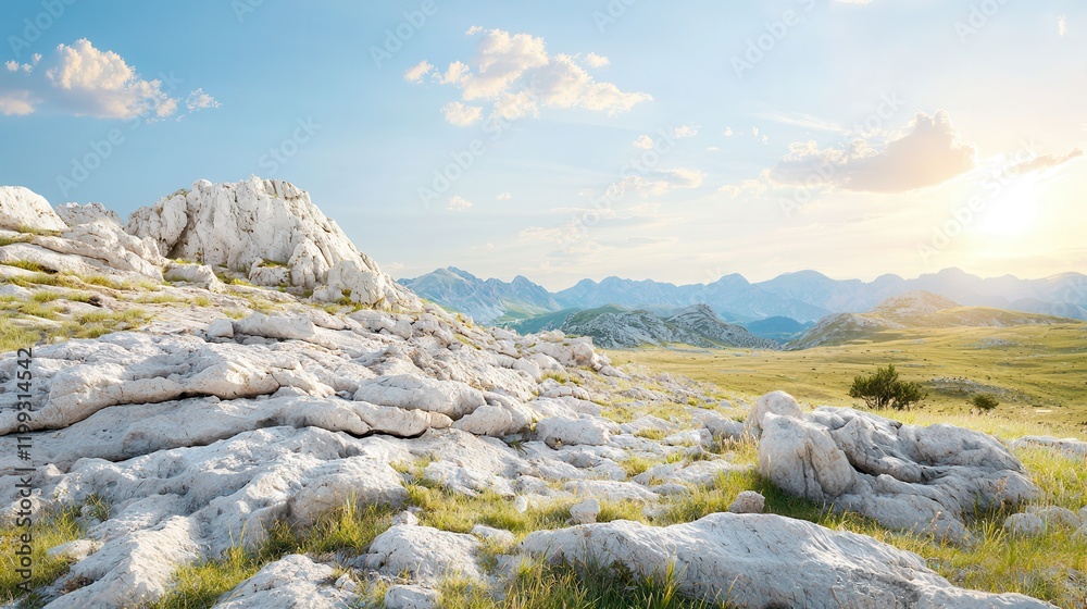 Run-down landscapes in a national park Scenic landscape with rocky terrain and mountains under a bright sky. Run-down landscapes in a national park Scenic landscape with rocky terrain and mountains under a bright sky.