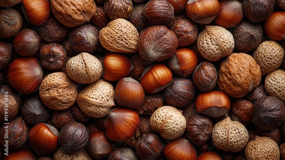 Aromatic Collection of Nuts: Hazelnuts, Walnuts, and More Aromatic Collection of Nuts: Hazelnuts, Walnuts, and More
