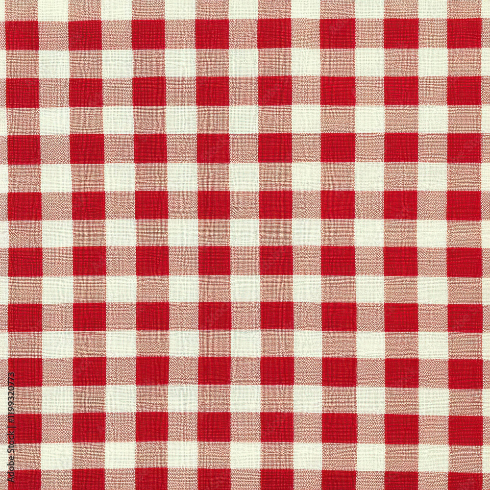 Red and white gingham background Red and white gingham background