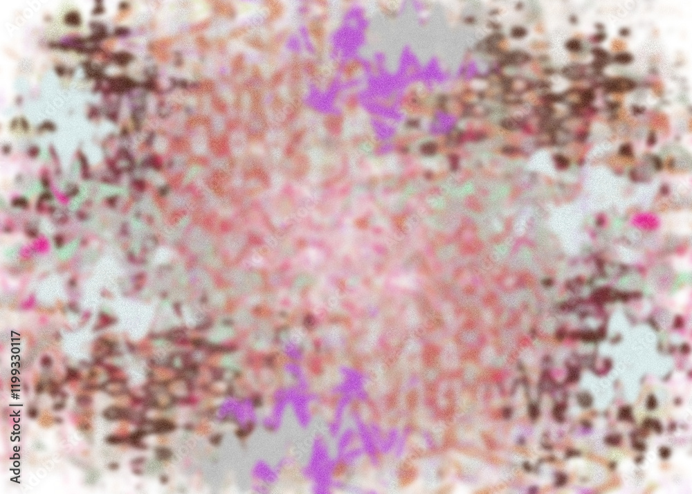 Fototapeta premium An abstract transparent psychedelic wavy vignette design element overlay.