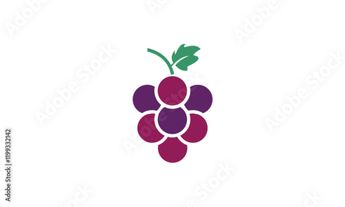 grapes vector icon
