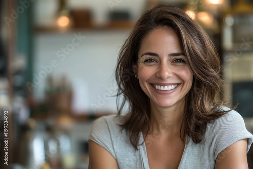 Wallpaper Mural Portrait of a beautiful smiling female small business owner., Generative AI Torontodigital.ca