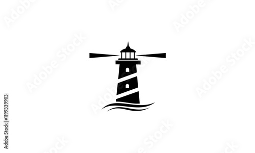 Lighthouse logo vector
