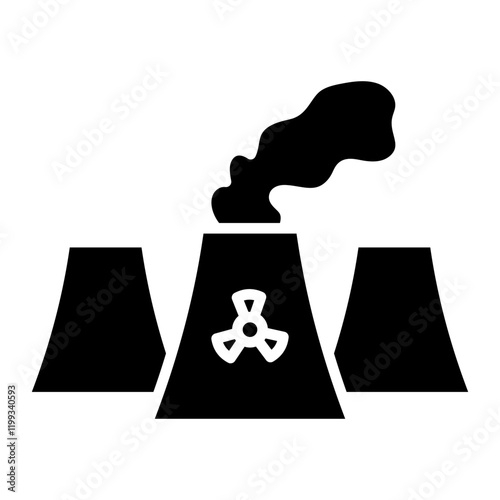 Nuclear Power Plant Icon