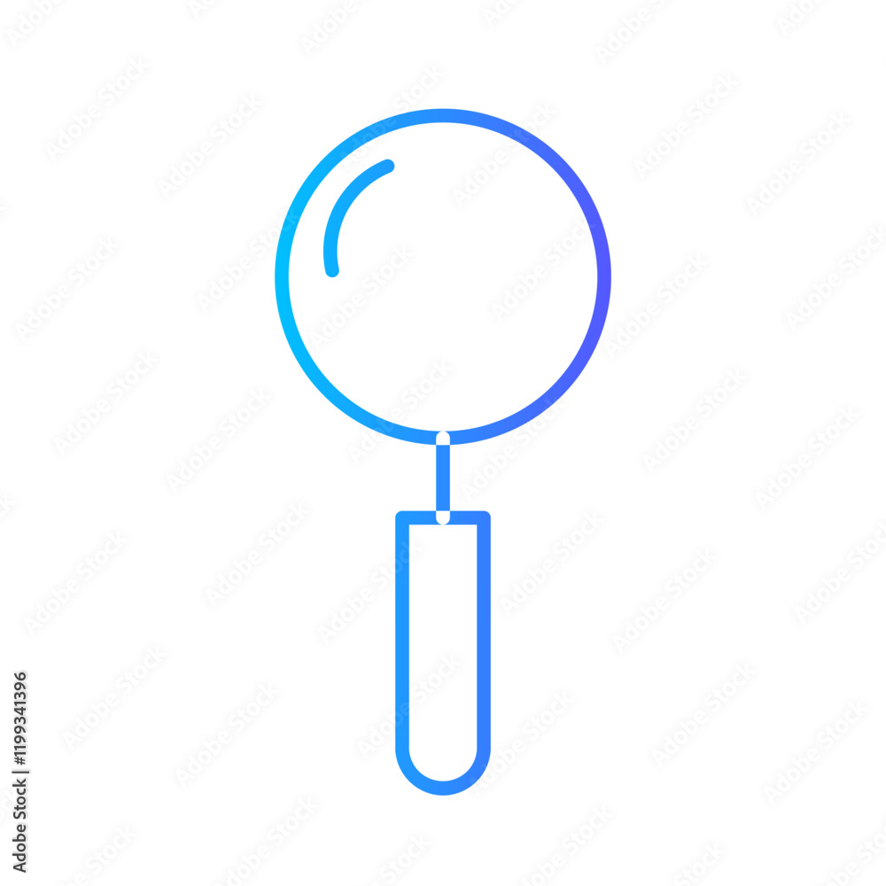 magnifier gradient icon magnifier gradient icon