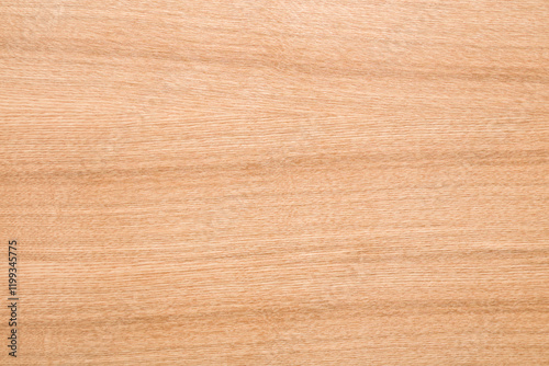 Light ash veneer wooden surface background. Closeup. Empty place for text. Top down view.