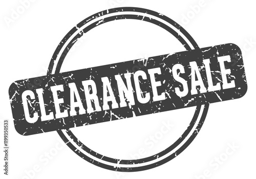 clearance sale stamp
